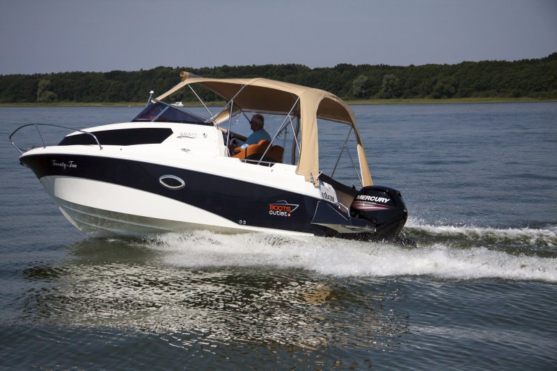 Aqua Royal 680 cruiser Komfort Cabrio-Persenning mit Edelstahlgestänge und Acryl